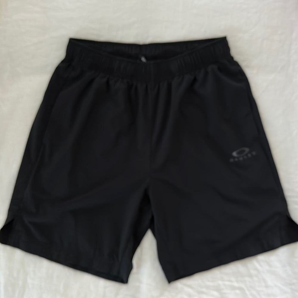 Oakley Running Shorts Black Size Medium